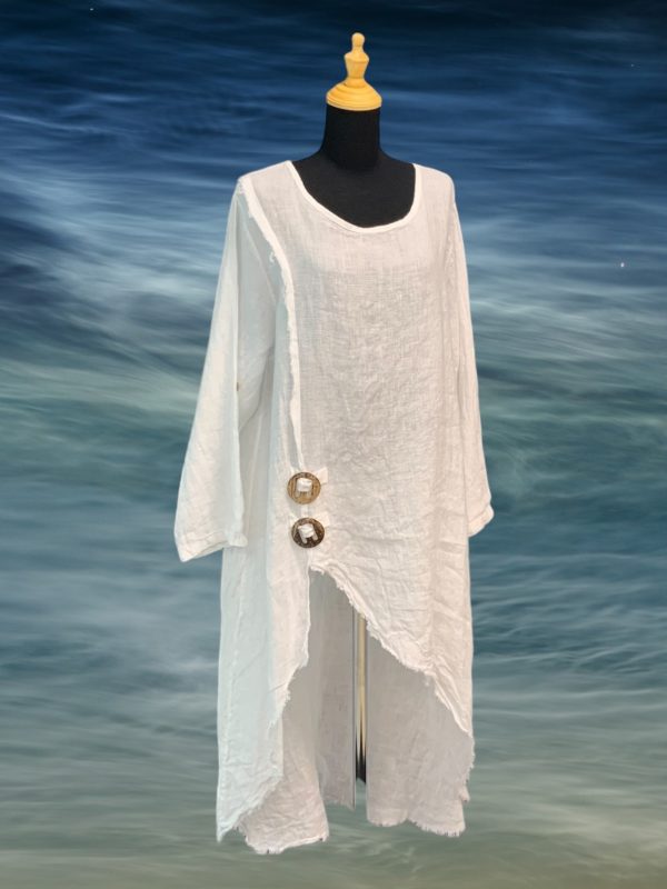 HF 6284 - HI-LOW TUNIC TOP - Image 2